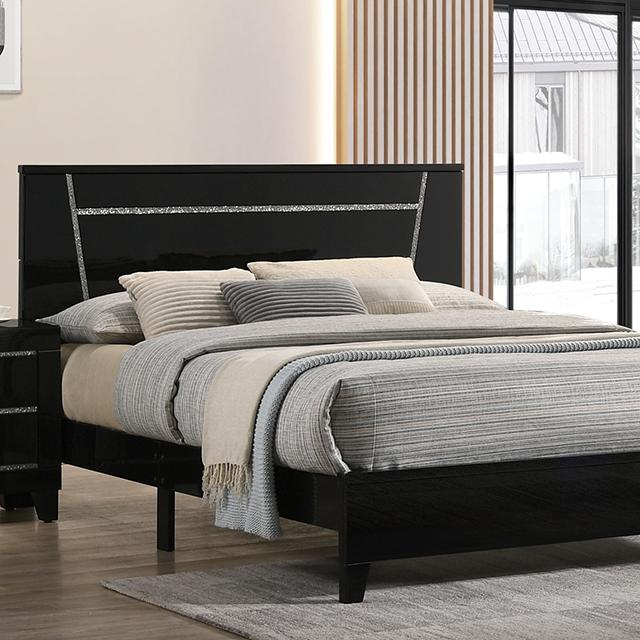 Magdeburg Bed Black & White
