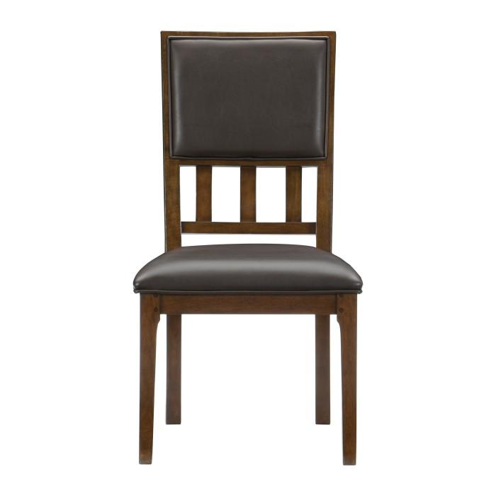 Frazier Park Side Chair in Dark Cherry (Set of 2)