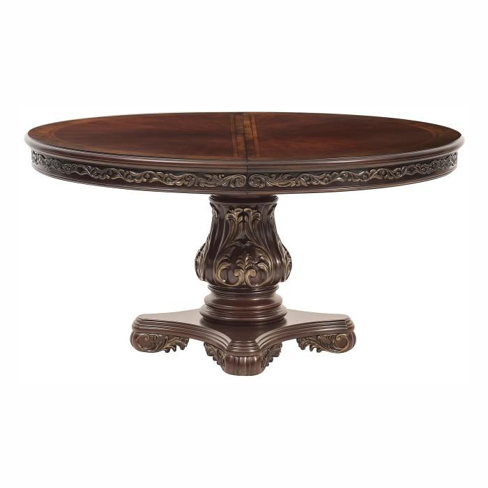 Deryn Park Round Dining Table in Dark Cherry 2243-76*