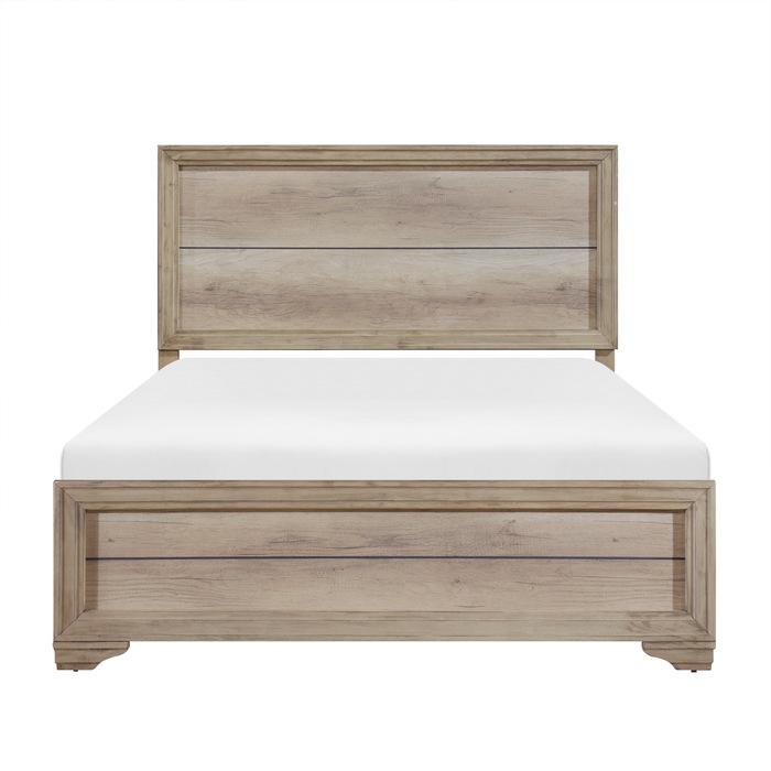 Lonan King Panel Bed in Natural 1955K-1EK*