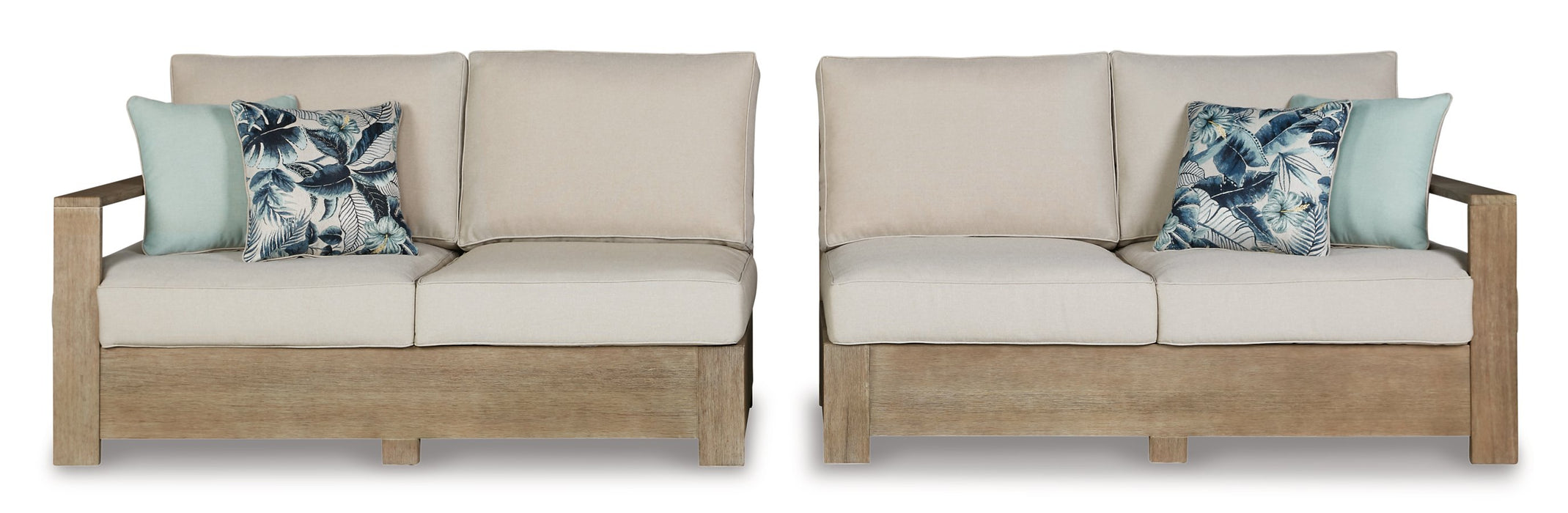 Silo Point Outdoor Sectional Set with Coffee and End Table