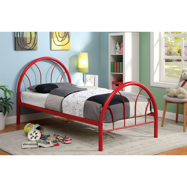 Rainbow Full Bed Black, White, Silver, Black, & Green