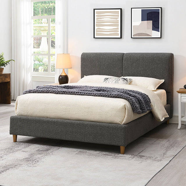 Stavern Bed Black & Grey