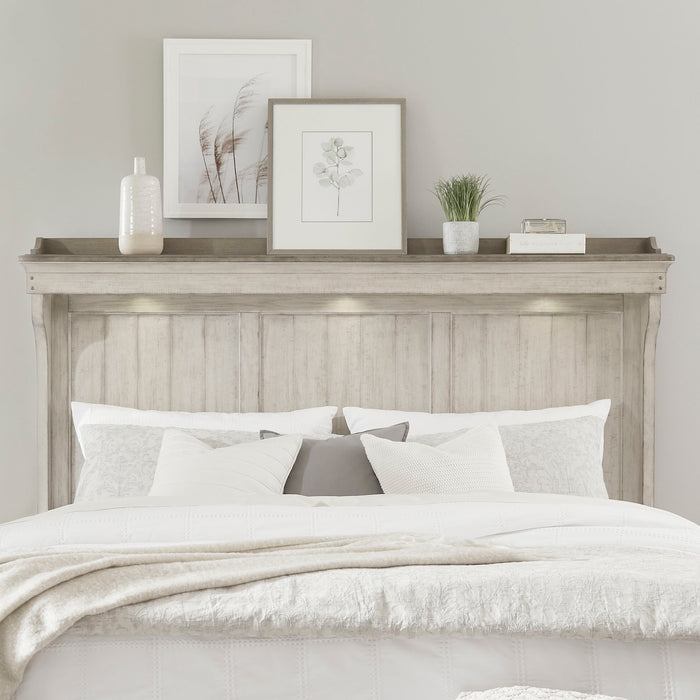 Ivy Hollow - Queen Mantle Headboard - White