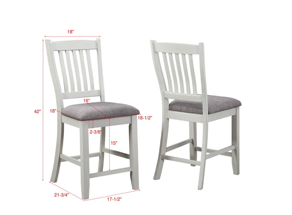 Buford - Counter Height Chair (Set of 2) - Gray