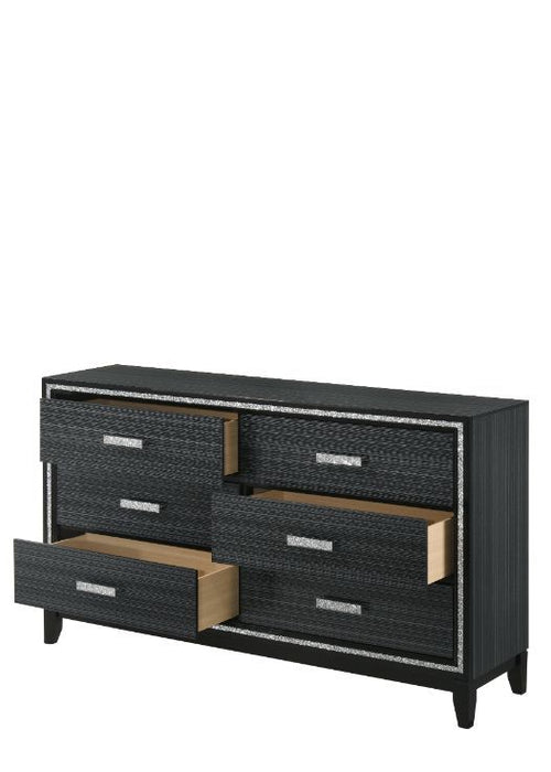 Haiden - Dresser - Weathered Black Finish