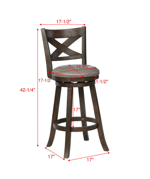 Kipper - Swivel Bar Stool - Gray K / D