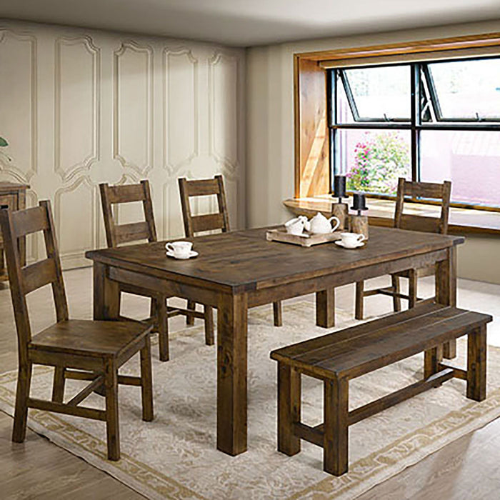 Kristen - Dining Table - Rustic Oak