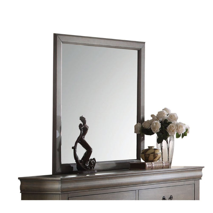 Louis Philippe - Mirror - Antique Gray