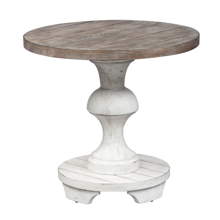 Sedona - Round End Table - White