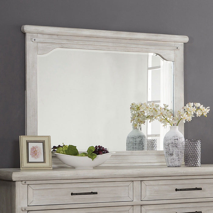 Shawnette - 5Mm Beveled Mirror - Antique White