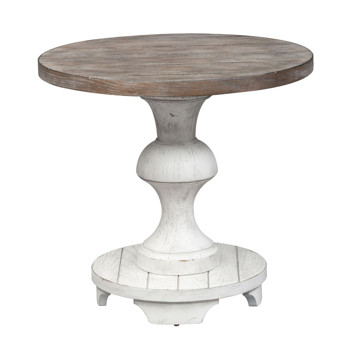 Sedona - Round End Table - White