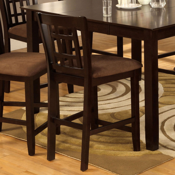Eleanor - Counter Ht. Chair (Set of 2) - Espresso
